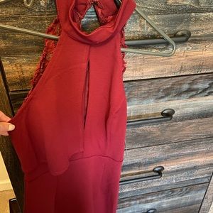Maroon dress